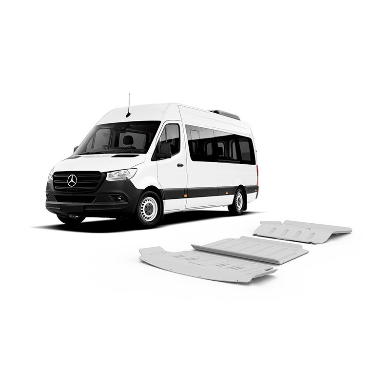 Blindages de protection aluminium Rival pour Mercedes Sprinter III W907 Blindages de protection aluminium Rival pour Mercedes Sprinter III W907