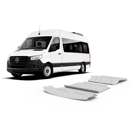 Blindages de protection aluminium Rival pour Mercedes Sprinter III W907