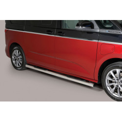 Marchepieds tubulaires acier Volkswagen Multivan T7 2021+
