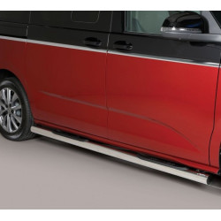 Marchepieds tubulaires acier Volkswagen Multivan T7 2021+