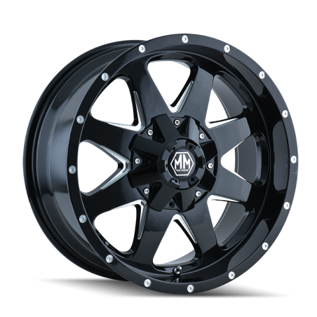 Jante aluminium OC Wheels OC8040 Tank Black
