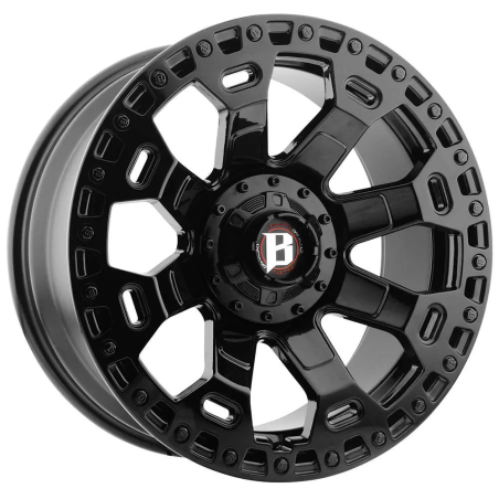 Jante aluminium Ballistic Moab 975 Gloss Black 20 pouces pour nombreux 4x4 et pick-up