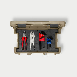 Mousse de protection haute densité pour boîte à outils Sixer 16 Decked