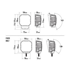 Phare de travail LED Utility-50 Lazerlamps