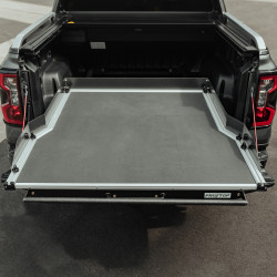 Plateau coulissant aluminium revêtement Rhino Deck Pro//Top Isuzu D-Max 2021-2025