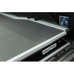 Plateau coulissant aluminium revêtement Rhino Deck Pro//Top Isuzu D-Max 2021-2025