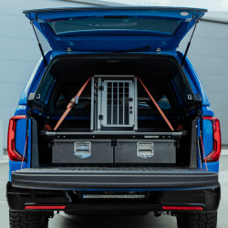 Plateau coulissant + tiroirs revêtement Rhino Deck Pro//Top Ford Ranger