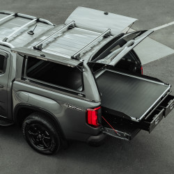 Plateau coulissant + tiroirs revêtement Rhino Deck Pro//Top Amarok 2023-2024