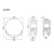 Phare LED Sentinel 9" Elite Lazer Noir