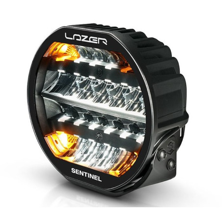 Phare LED Lazer Sentinel 9" Highline avec balise intégrée Noir