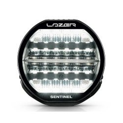 Phare LED Lazer Sentinel 9" Highline avec balise intégrée Noir