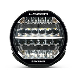 Phare LED Lazer Sentinel 9" Highline avec balise intégrée Noir