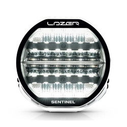 Phare LED Lazer Sentinel 9" Highline avec balise intégrée Blanc