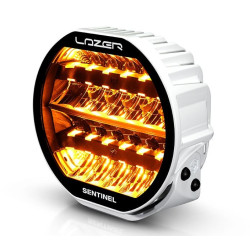 Phare LED Lazer Sentinel 9" Highline avec balise intégrée Blanc