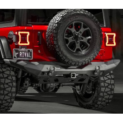 Pare-chocs arrière aluminium Rival pour Jeep Wrangler JL 2018-2024