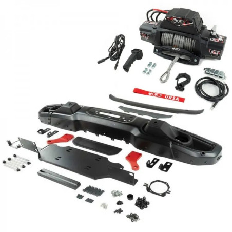 Offre limitée pare-chocs avant aluminium OFD + Treuil Jeep Wrangler JL/Gladiator
