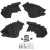 Doublures d'ailes intérieur avant aluminium Rival Wrangler JL/Gladiator JT