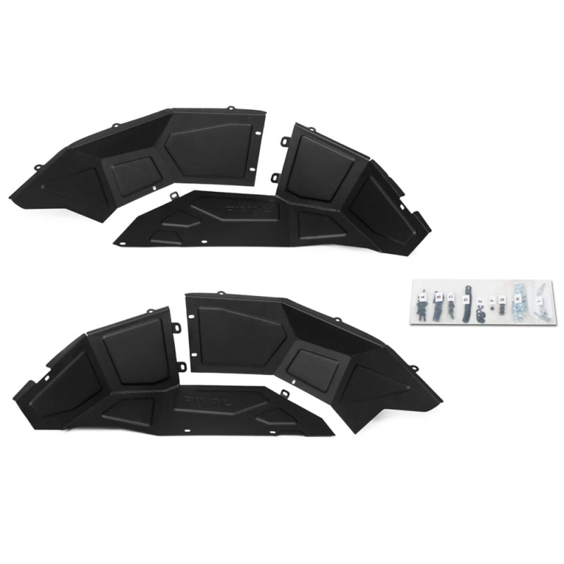 Doublures d'ailes arrière aluminium Rival Wrangler JL