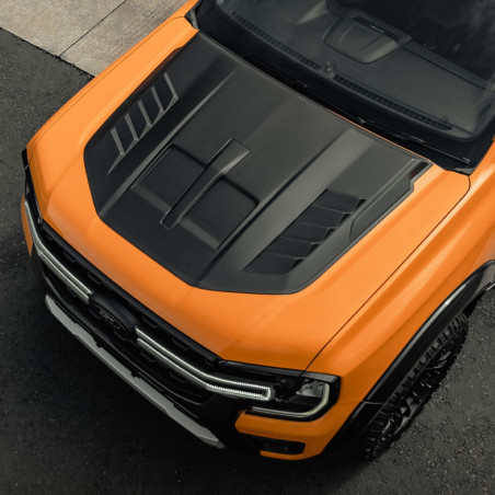 Déflecteur de capot Predator Noir Mat Ford Ranger 2023-2025