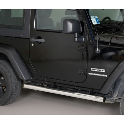 Marchepieds tubulaires Jeep Wrangler JK 2 portes