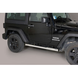 Marchepieds tubulaires Jeep Wrangler JK 2 portes
