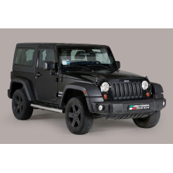 Marchepieds tubulaires Jeep Wrangler JK 2 portes