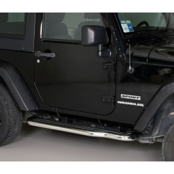 Marchepieds plats Jeep Wrangler JK 2 portes