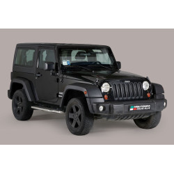 Marchepieds plats Jeep Wrangler JK 2 portes