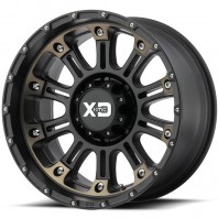 Jante aluminium KMC XD829 Hoss 2 Satin Black Machined Dark Tint