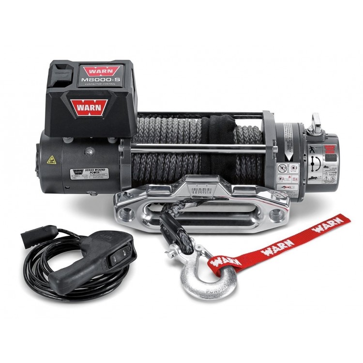 Treuil Warn M8000-S 3,6tonnes 12 volts Treuil Warn M8000-S 3,6tonnes 12 volts