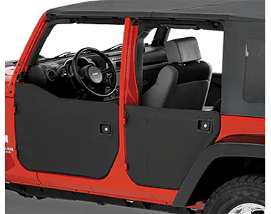 Demi-portes denim Bestop Wrangler JK 2/4 portes