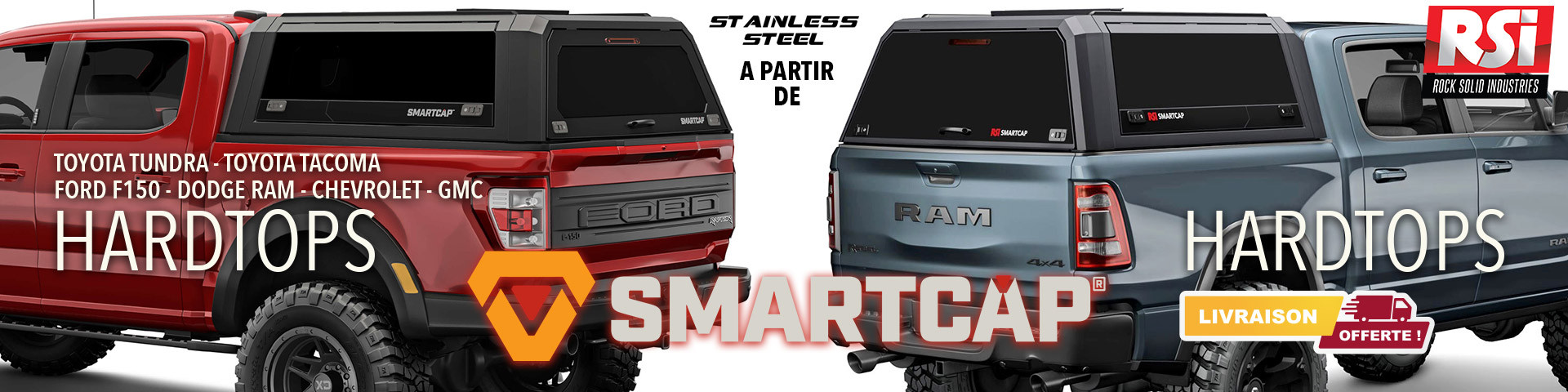 Accessoires4x4, les nouveautées : RSI Smartcap - Truck US