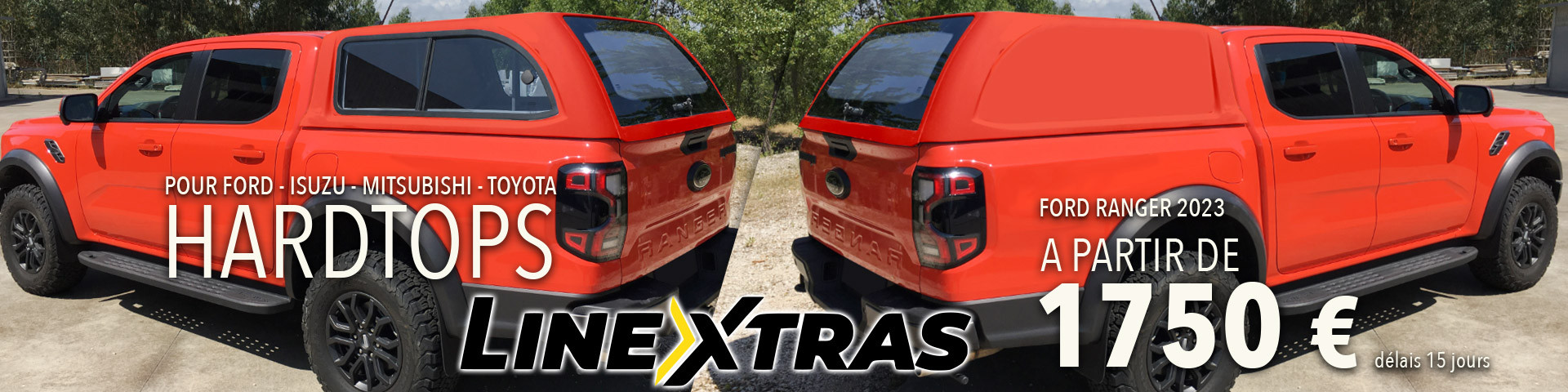 Accessoires4x4, les nouveautées : Hardtops Line Xtras