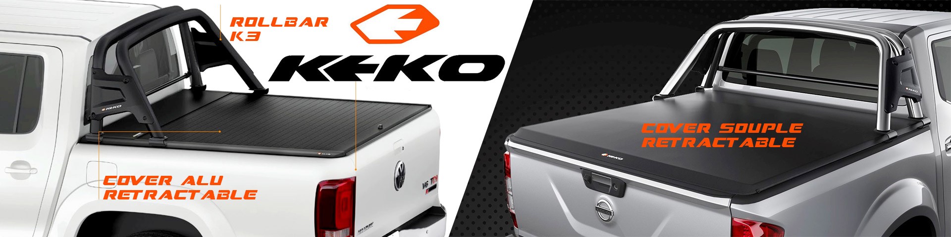 Bâche de benne souple Keko Mitsubishi L200 2015-2022