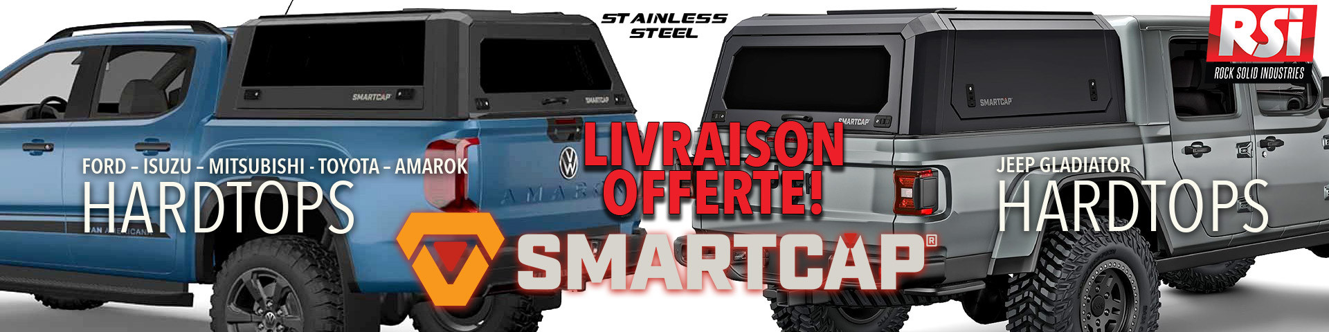 Accessoires4x4, les nouveautées : Hardtop RSI Smartcap