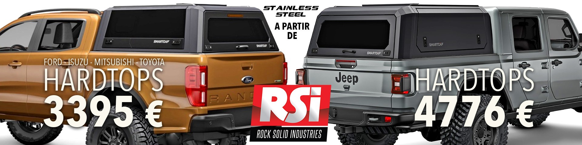 Accessoires4x4, les nouveautées : Hardtop RSI Smartcap