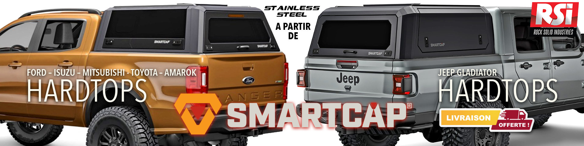 Accessoires4x4, les nouveautées : Hardtop RSI Smartcap
